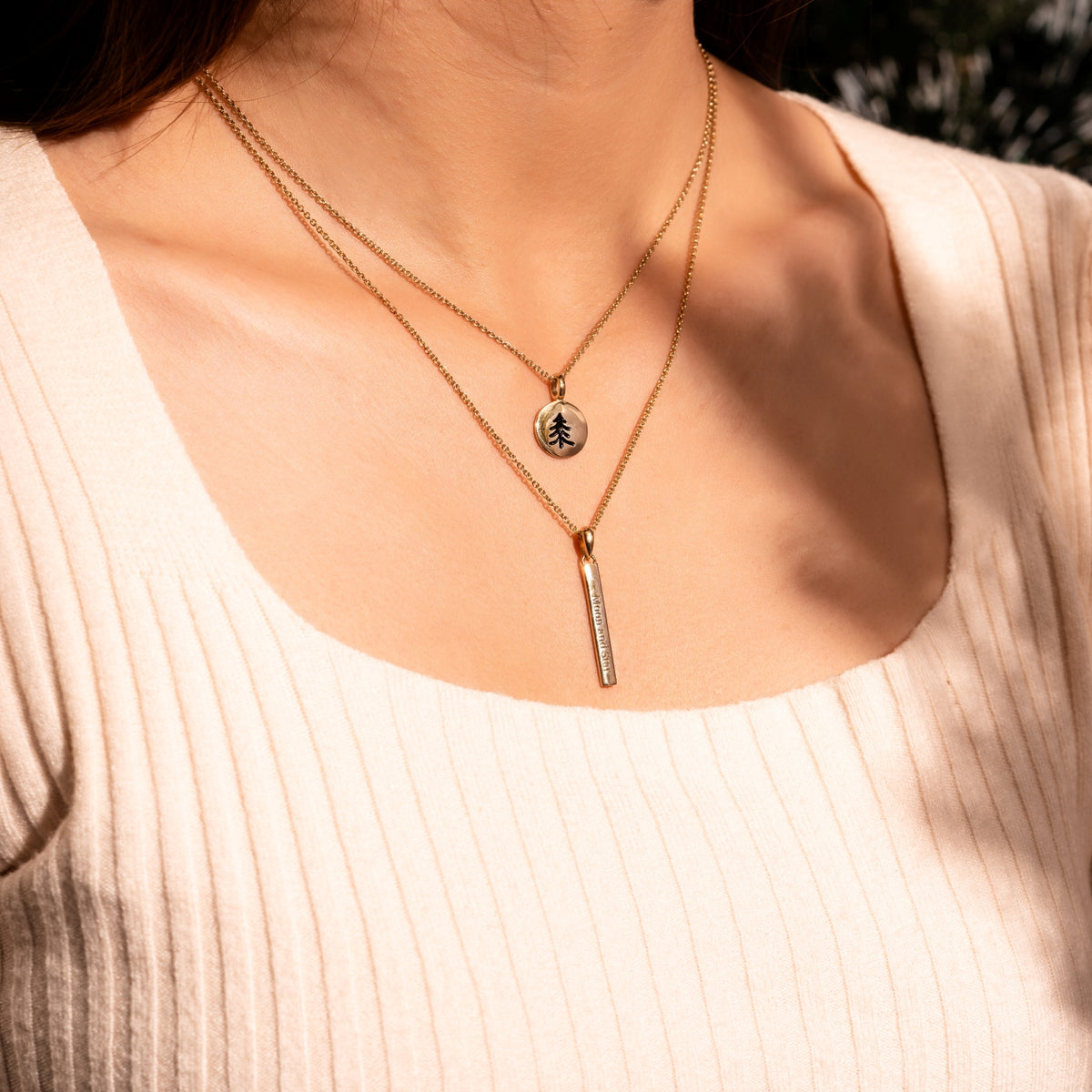 Single Note Pendant Necklace