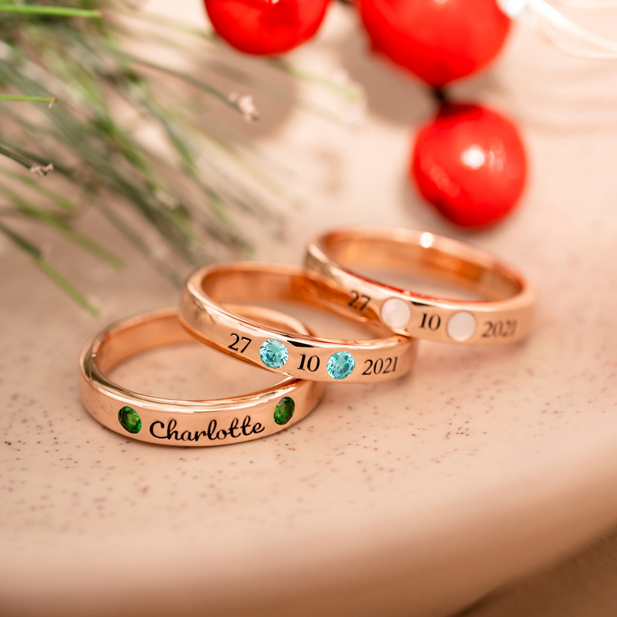 Personalized Date Ring