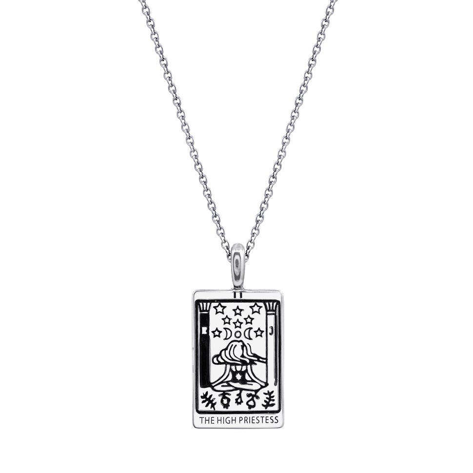 Tarot Card The High Priestess Pendant Necklace