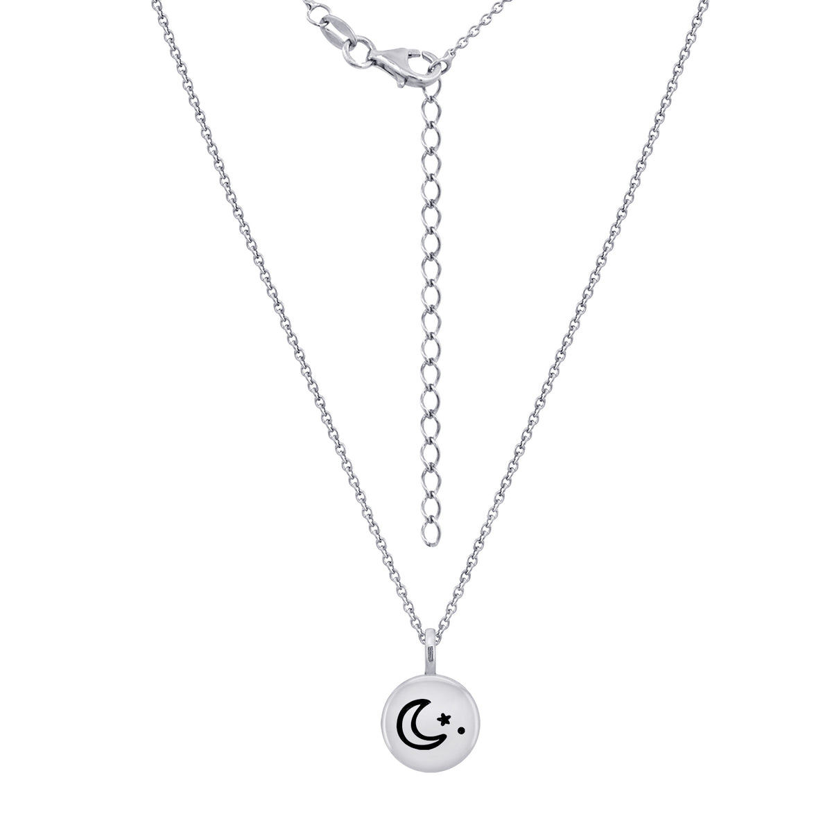 Moon Stars Pendant Necklace