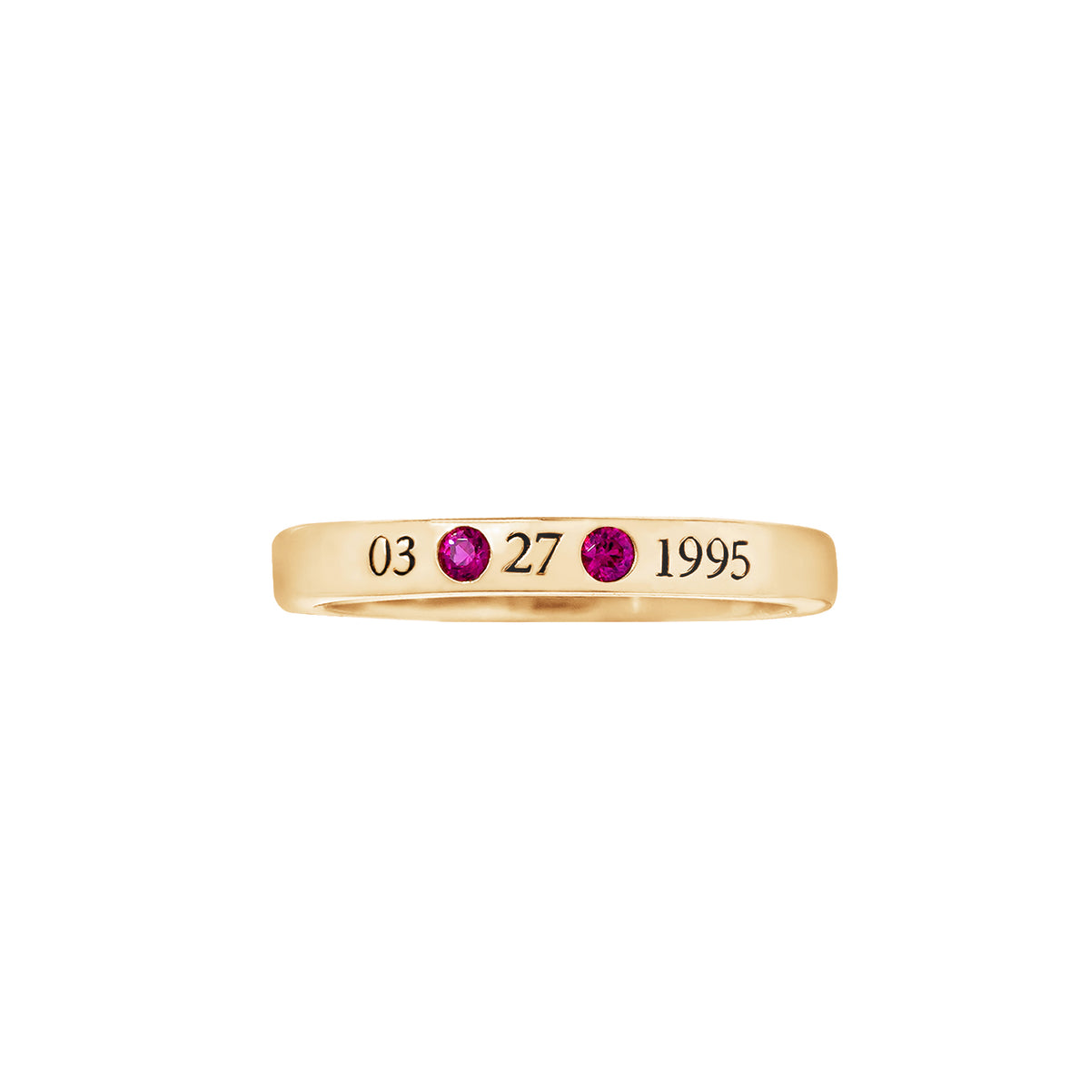 Personalized Date Ring